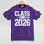 Class Of 2026 Graduation Senior School Pride Mineral Wash Tshirts Mineral Purple