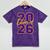 Class Of 2026 Graduation Varsity Purple Yellow On The Back Mineral Wash Tshirts Mineral Purple