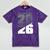 Class Of 2026 High School Senior Graduation Grey Sport Style Mineral Wash Tshirts Mineral Purple