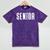 Class Of 2026 Senior Themed Graphic Art Graduation Mineral Wash Tshirts Mineral Purple