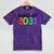 Class Of 2031 Pre-K -12th Grade Hand Prints Space Graduation Mineral Wash Tshirts Mineral Purple