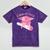 Class Of 2032 Senior 2032 Back To School 2032 Graduation Cap Mineral Wash Tshirts Mineral Purple