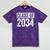 Class Of 2034 Shirt Senior 2034 Graduation Mineral Wash Tshirts Mineral Purple
