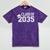 Class Of 2035 Graduation First Day Of School Boys Girls Kids Mineral Wash Tshirts Mineral Purple