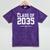 Class Of 2035 Grow With Me Graduation First Day Of School Mineral Wash Tshirts Mineral Purple