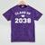 Class Of 2038 Grow Together First Day Of School Graduation Mineral Wash Tshirts Mineral Purple