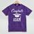 Congrats 2018 Adam College High School Graduation Mineral Wash Tshirts Mineral Purple