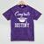 Congrats 2018 Destiny College High School Graduation T-Shir Mineral Wash Tshirts Mineral Purple
