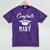 Congrats 2018 Mary College High School Graduation Mineral Wash Tshirts Mineral Purple