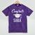 Congrats Sara College High School Graduation Mineral Wash Tshirts Mineral Purple