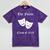 Cool Theater Graduation Tshirt Tragedy And Comedy Masks Mineral Wash Tshirts Mineral Purple