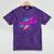 Cowabunga Retro 80s 90s Nostalgia Slang Neon Grunge Art Mineral Wash Tshirts Mineral Purple