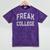 Crazy Antisocial FREAK COLLEGE Introvert Don't Call Me Mineral Wash Tshirts Mineral Purple Crazy Antisocial FREAK COLLEGE Introvert Don't Call Me Mineral Wash Tshirts Mineral Purple