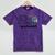 Cute Graduation Cat Masters High School T-Shirt For Men Women Kids Mineral Wash Tshirts Mineral Purple