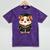 Cute Hamster Graduation Mineral Wash Tshirts Mineral Purple