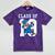 Dabbing Graduation Class Of 2019 Unicorn Shirt Mineral Wash Tshirts Mineral Purple