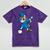 Dabbing Graduation Class 2023 Unicorn Volleyball Mineral Wash Tshirts Mineral Purple