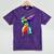 Dabbing Graduation Women Mineral Wash Tshirts Mineral Purple