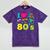 Dad I Love The 80's Retro 80s Nostalgia For Dad Premium Tri-Blend Mineral Wash Tshirts Mineral Purple