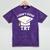 I Didn't Even Try 2018 Senior Graduation Shirt Mineral Wash Tshirts Mineral Purple