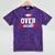 Doctor Of Education Over Educated EdD Doctorate Graduation Mineral Wash Tshirts Mineral Purple