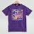 EAT THE RICH 90S NOSTALGIA WHALE ORCA YAHCT RETRO Mineral Wash Tshirts Mineral Purple