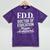 EdD Doctor Of Education Graduation For Doctoral Degree Mineral Wash Tshirts Mineral Purple