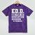 EdD Doctor Of Education In Progress EdD Graduation Mineral Wash Tshirts Mineral Purple