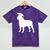 English Mastiff Graduation Dog Graduate Mineral Wash Tshirts Mineral Purple