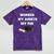 Finance Accounting Graduation Shirt Worked My Assets Off Mineral Wash Tshirts Mineral Purple