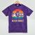 Never Forget Retro 80s 90s Floppy VHS Cassette Nostalgia Mineral Wash Tshirts Mineral Purple