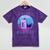 Never Forget Retro 80s 90s Nostalgia Mineral Wash Tshirts Mineral Purple