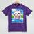 Frutiger Aero Aesthetic Tech Kawaii Ramen Cat Fishes Mineral Wash Tshirts Mineral Purple