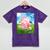 Frutiger Aero Aesthetic Tech Kawaii Strawberry Milk Fishes Mineral Wash Tshirts Mineral Purple