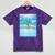 Frutiger Aero Aesthetics Mineral Wash Tshirts Mineral Purple