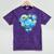 Frutiger Aero Metro Abstract Maximalism 2000s Nostalgia Premium Tri-Blend Mineral Wash Tshirts Mineral Purple