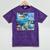 Frutiger Aero Retro Vibes Mineral Wash Tshirts Mineral Purple