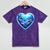 Frutiger Aero Y2K Heart Mineral Wash Tshirts Mineral Purple