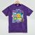 Frutiger Aero Y2K Meme Graphic 2000s Nostalgia Mineral Wash Tshirts Mineral Purple
