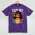 Future HBCU Grad Afro Girl College Graduation Kids Mineral Wash Tshirts Mineral Purple