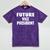 Future Vice President Graduation Mineral Wash Tshirts Mineral Purple