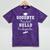 Goodbye Preschool Hello Kindergarden Graduation Mineral Wash Tshirts Mineral Purple