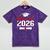 Graduate 2026 For Class Of 2026 Graduation Mineral Wash Tshirts Mineral Purple