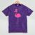 Graduate Cute Pink Flamingo Graduation Mineral Wash Tshirts Mineral Purple