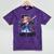 We Out Graduate Dabbing Anime Girl Grad Graduation Mineral Wash Tshirts Mineral Purple