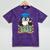 Graduate Penguin Class Of 2025 Kids Graduation Mineral Wash Tshirts Mineral Purple