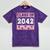 Graduating Class Of 2042 First Day Of School 2042 Graduation Mineral Wash Tshirts Mineral Purple