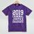 Graduation 2019 Criminal Justice Tshirt Mineral Wash Tshirts Mineral Purple