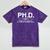 Graduation Quote Shirt PhD Whole Other Level BS Mineral Wash Tshirts Mineral Purple