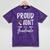 Graduation Shirt 2018 Proud Aunt Of a Graduate Mineral Wash Tshirts Mineral Purple